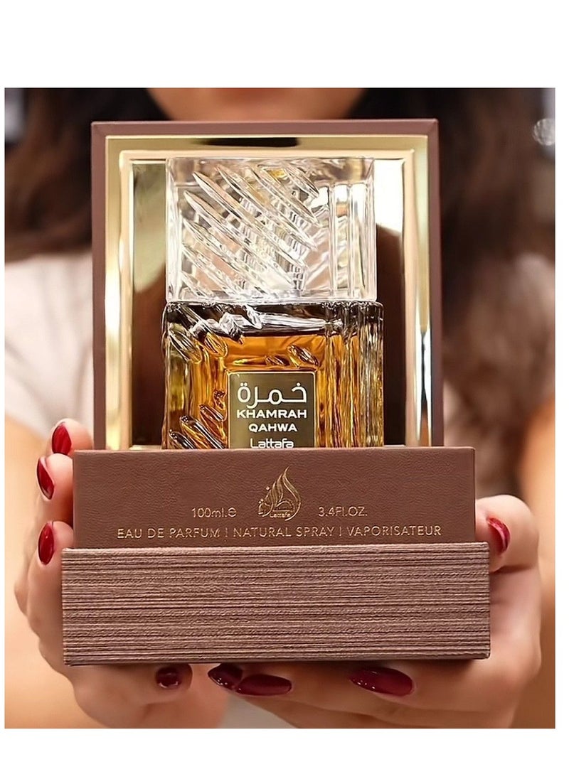 Lattafa Khamrah Qahwa edp 100ML  - Image 2