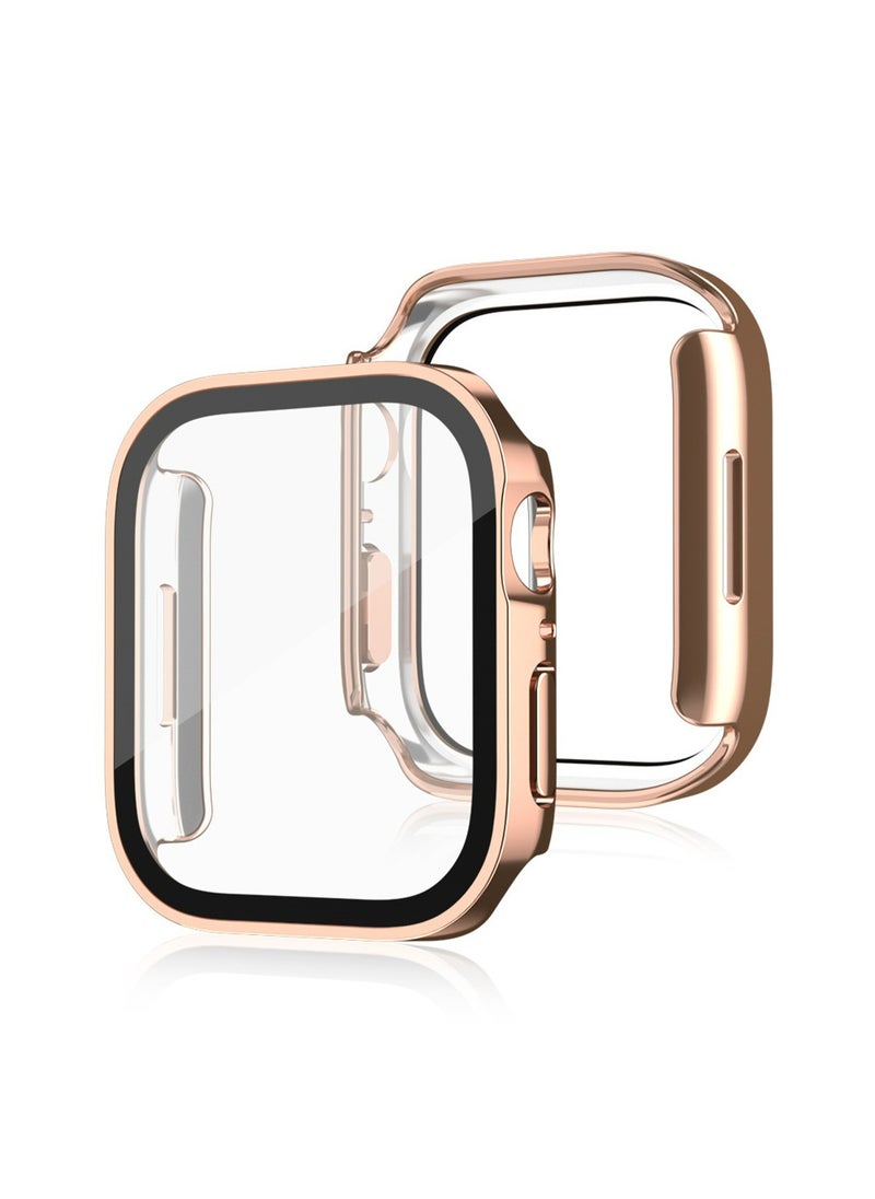 X-level - Hard PC Case for Apple Watch Case 41mm Series 8/ 7/9 with Tempered Glass Screen Protector, Full Hard Ultra-Thin Scratch Resistant Bumper Protective Cover 41MM - Image 1