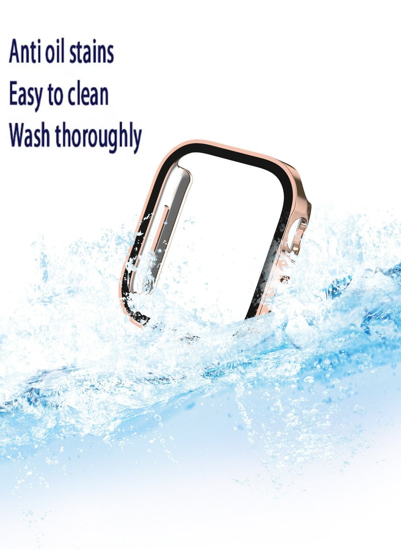 X-level - Hard PC Case for Apple Watch Case 41mm Series 8/ 7/9 with Tempered Glass Screen Protector, Full Hard Ultra-Thin Scratch Resistant Bumper Protective Cover 41MM - Image 1
