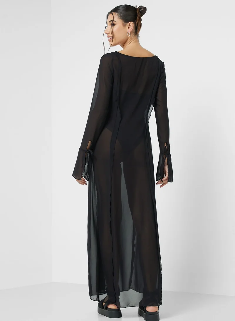 Ginger Sheer Chiffon Dress