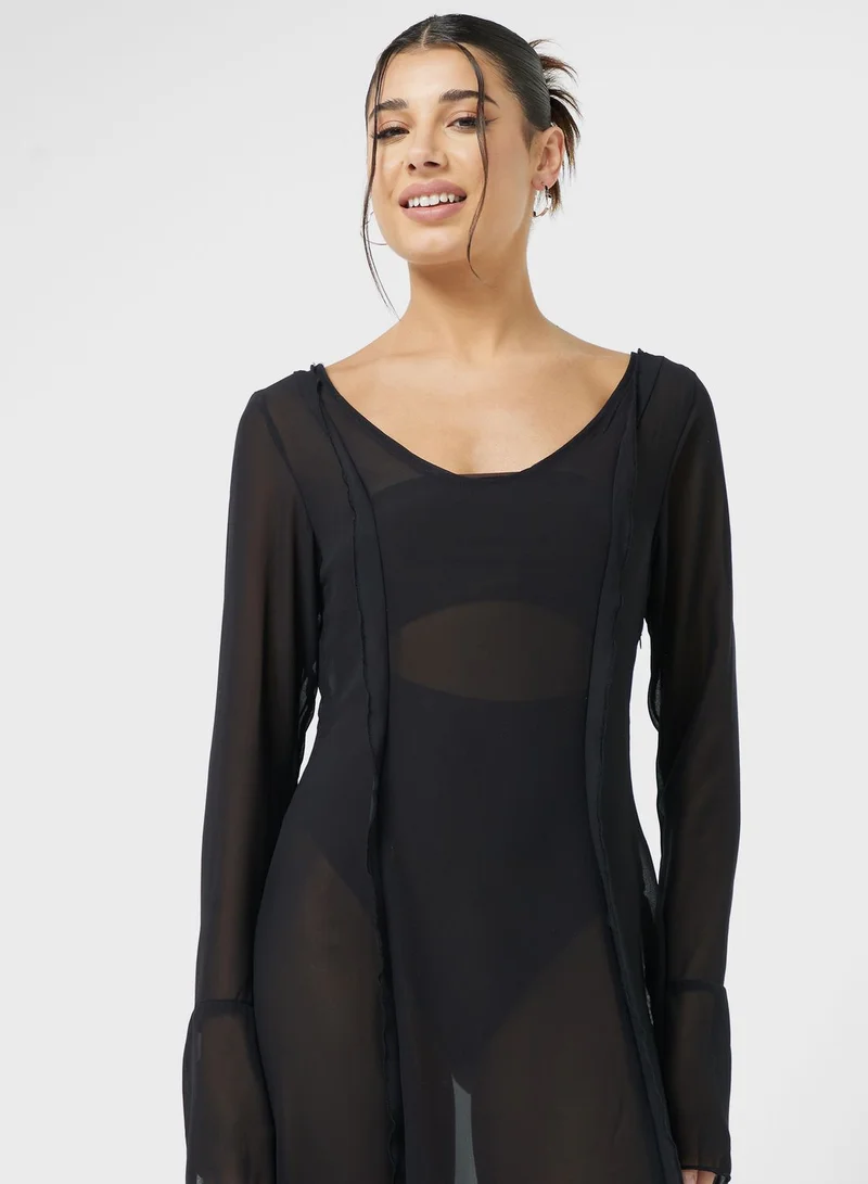 Ginger Sheer Chiffon Dress