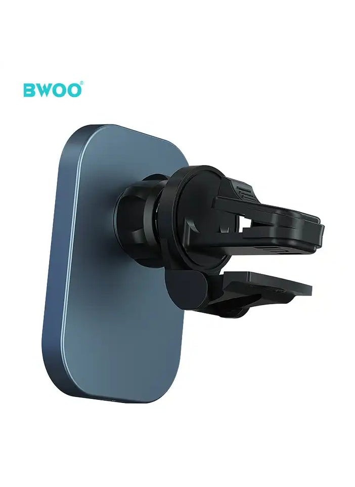 BWOO - BWOO 15W MagSafe Design Wireless Car Charger for iPhone with Transparent Magnetic Design - Image 1