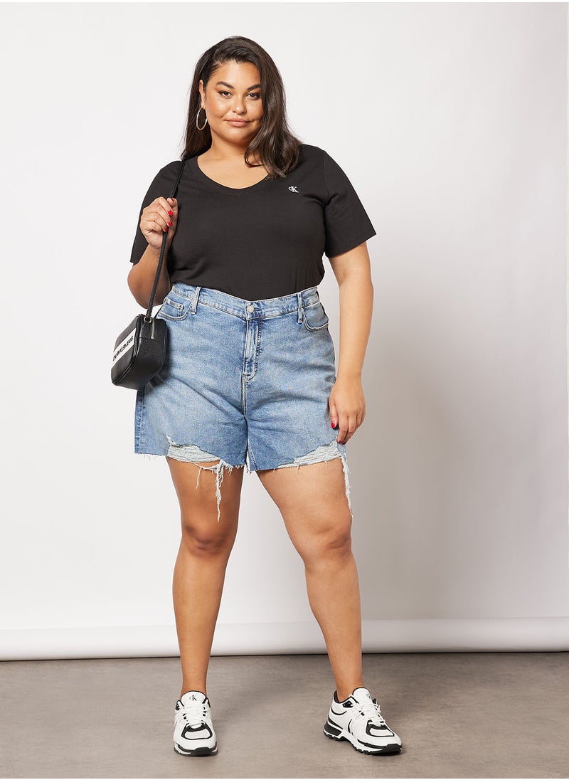 Calvin Klein Jeans - Plus Size Denim Shorts - Image 1