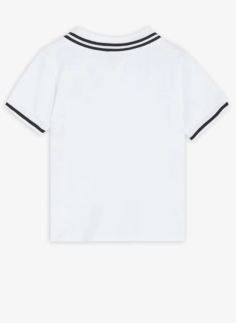 Pinata  Cute Bear Print Cotton Polo Tshirt and Shorts Set for Men | Best Price UAE