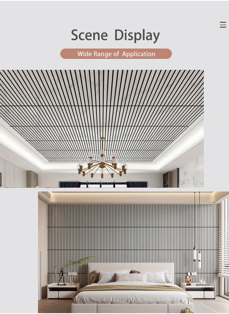 EzzySo - Vinyl Peel and Stick Wall Tiles - 1 Roll Grid Pattern 3D Foam Wallpaper, Self-Adhesive Thickened Wall Covering for Ceiling, Partition, Curved Surfaces Indoor Use Moisture-Proof Sound Insulation Wallboard 2.8mm×40cm×300cm - Image 1