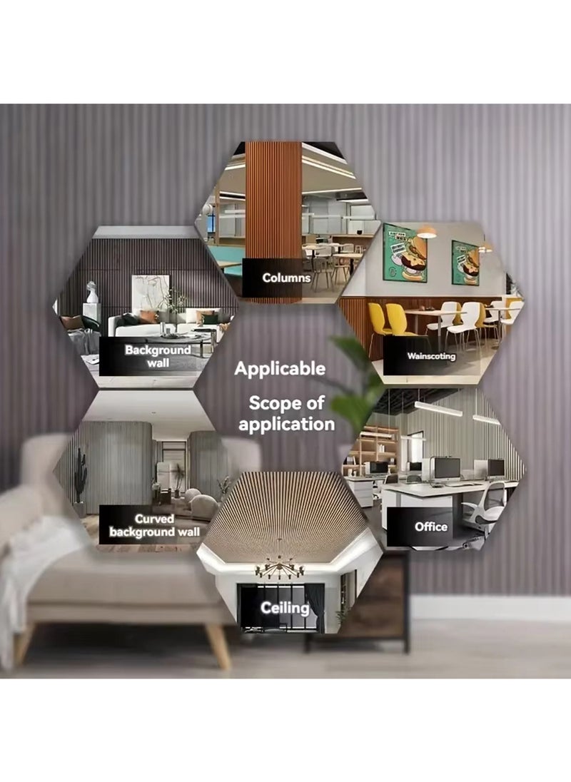 EzzySo - Vinyl Peel and Stick Wall Tiles - 1 Roll Grid Pattern 3D Foam Wallpaper, Self-Adhesive Thickened Wall Covering for Ceiling, Partition, Curved Surfaces Indoor Use Moisture-Proof Sound Insulation Wallboard 2.8mm×40cm×300cm - Image 1