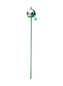 LIVING ACCENTS Sphere Durable Stainless Steel Garden Torch Silver 115 cm  - Image 1