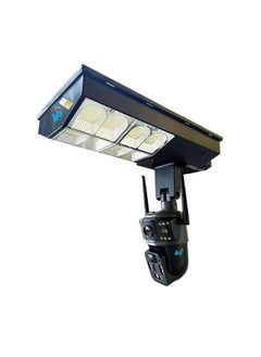 DOCKCASE 4MP LED Solar Street Light With 4G Camera, IP66 Waterproof, Human Detection,, PIR Alarm, IR and Color Night Vision  - Image 1