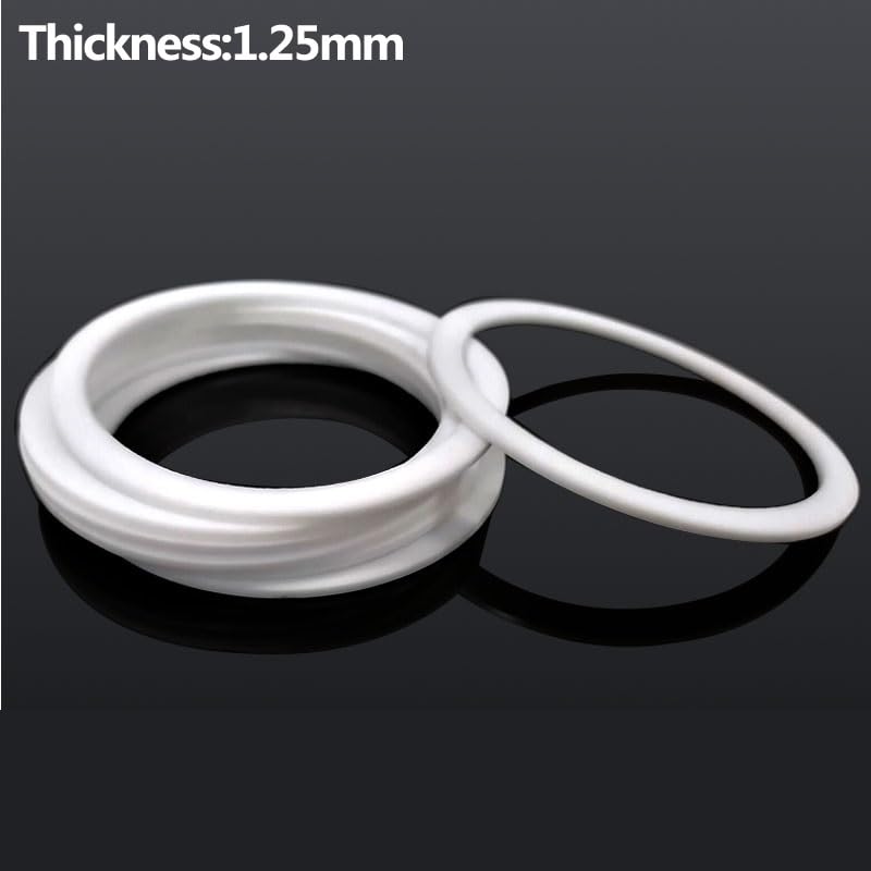 PTFE Flat Washers 44x50x1 25mm Flange Gaskets For Pressure Gauges And Water Pipe Joints - Image 3