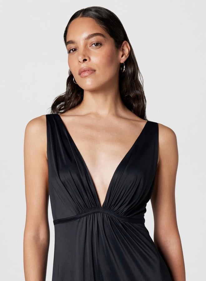 Natori Women's Aphrodite Gown, Black, M - Image 4