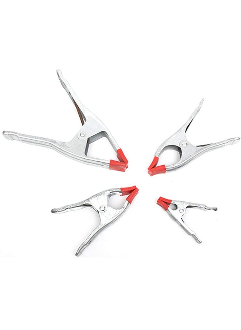 DIY Crafts DIY Crafts CTDIYHI53895 4 Pcs 4679 inch Metal Spring Clamps Rubberized Clamp Spring Metal Jaw Opening for Woodworking Camping  - Image 1