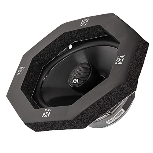 NVX FRING68 2 Piece Universal 6x8” Self Adhesive Foam Speaker Ring Kit with Foam Base Pad - Image 3