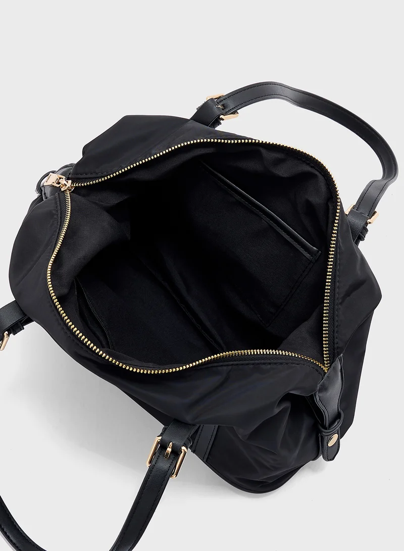 جينجر Mini Bowler Shoulder Bag