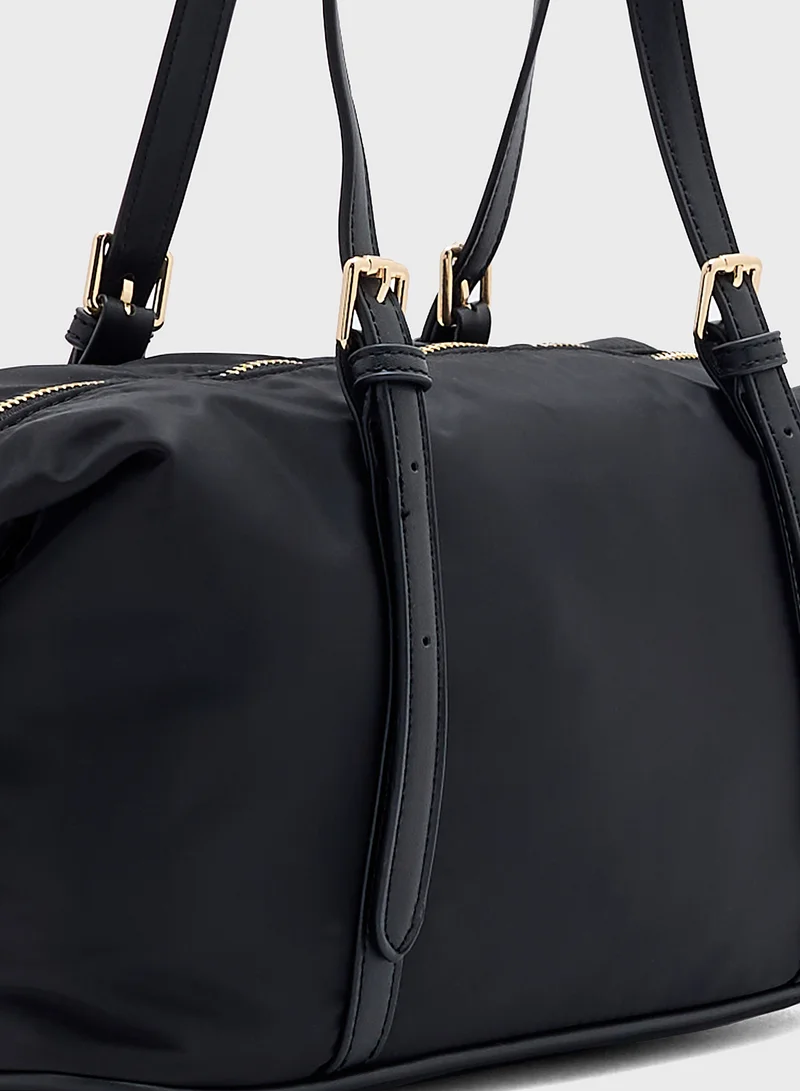 جينجر Mini Bowler Shoulder Bag