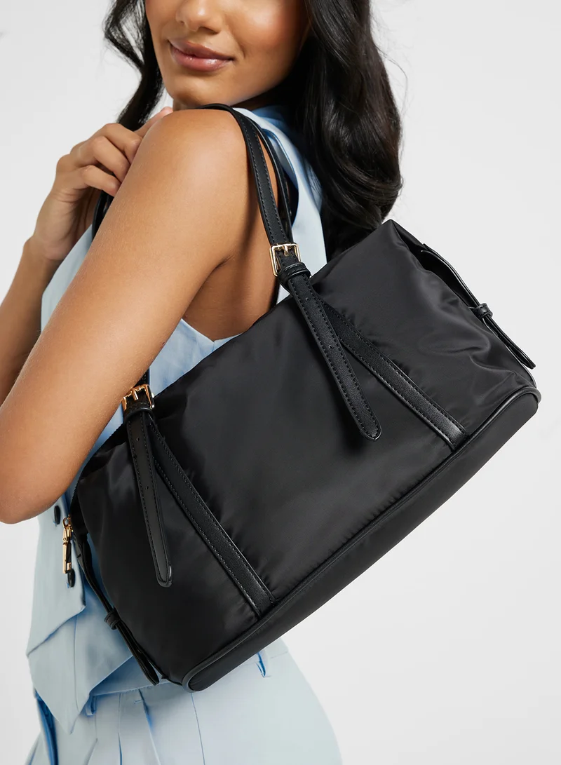 جينجر Mini Bowler Shoulder Bag
