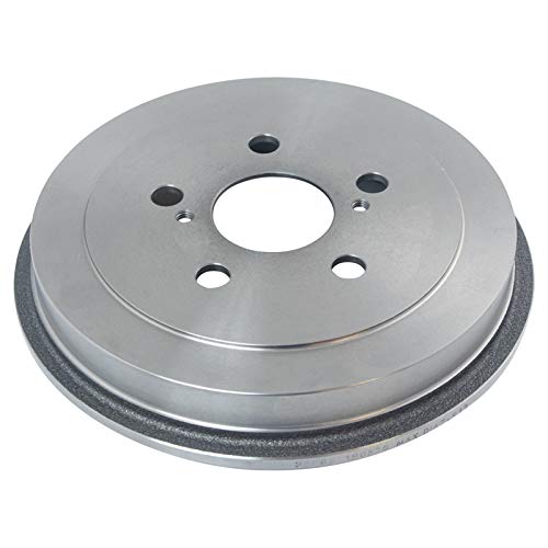 TRQ Rear Brake Drum Pair Set for 2000-2005 Toyota Celica / 2003-2008 Toyota Corolla / 2004-2008 Toyota Prius - Image 4