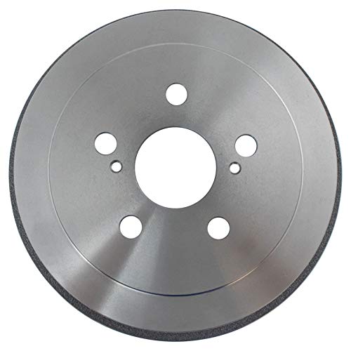 TRQ Rear Brake Drum Pair Set for 2000-2005 Toyota Celica / 2003-2008 Toyota Corolla / 2004-2008 Toyota Prius - Image 3