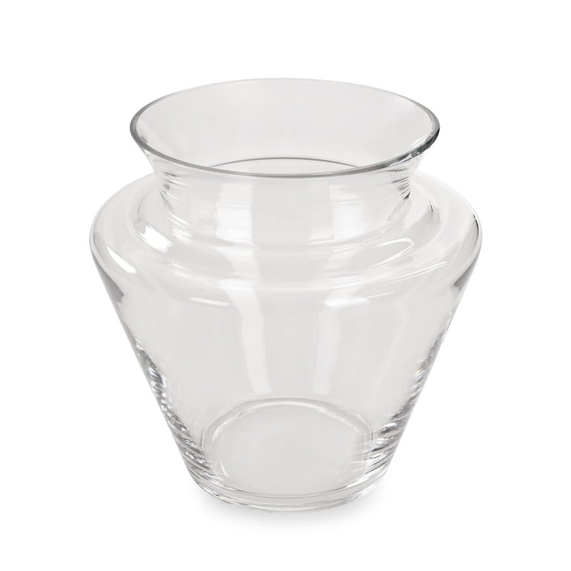 PURE HOME + LIVING Pure Home Living Clear VShape Glass Vase Small  - Image 4