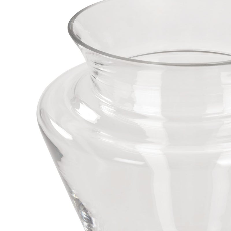 PURE HOME + LIVING Pure Home Living Clear VShape Glass Vase Small  - Image 5