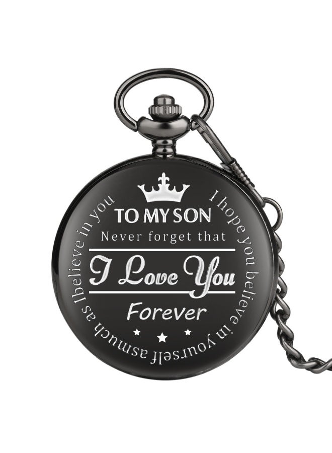 KUYING New Retro Flip Pendant Commemorative Watch 