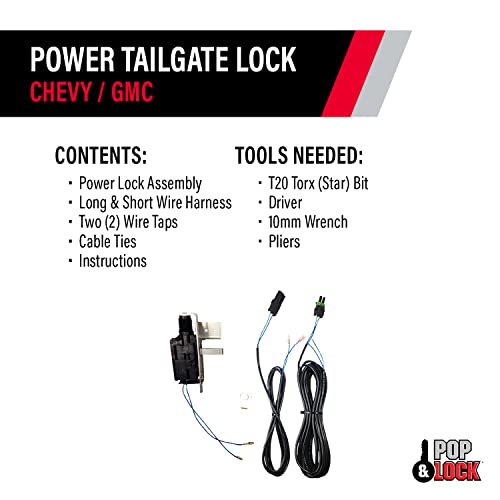 Pop & Lock – Power Tailgate Lock for Chevrolet Silverado 1500, GMC Sierra 1500 & 2500 (PL8140) - Image 4