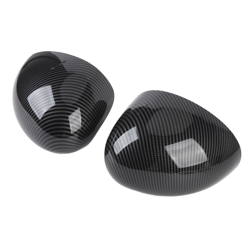 Carbon Fiber Pattern Side Mirror Cover for Mini F54 F55 F56 F57 F60 Pre-LCI 2016-2019 Clubman - Premium ABS Material OE 51167401229 51167401230 - Stylish Sporty Exterior Mirror Cap Upgrade for Automot - Image 4