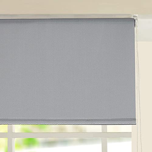 Deco Window 100% Blackout Roller Blinds for Windows (48 Inch W X 84 Inch H, Mineral Gray) Sun, UV Protection & Glare Resistant for Home & Office - Image 5