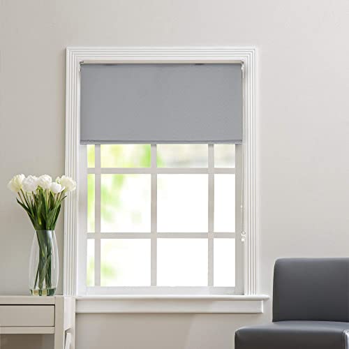 Deco Window 100% Blackout Roller Blinds for Windows (48 Inch W X 84 Inch H, Mineral Gray) Sun, UV Protection & Glare Resistant for Home & Office - Image 2