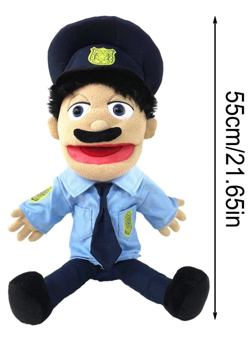 general Jeffy Feebee Series Puppets Police Plush Toy 55Cm - Image 3