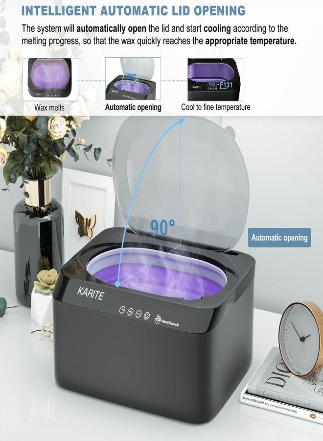 KARITE Paraffin Wax Machine for Hands and Feet with Auto Open Lid, Paraffin Bath,20Min Fast Wax Meltdown, Precision Temperature Control, 4500ml Paraffin Warmer with 8Pack Refills - Image 3