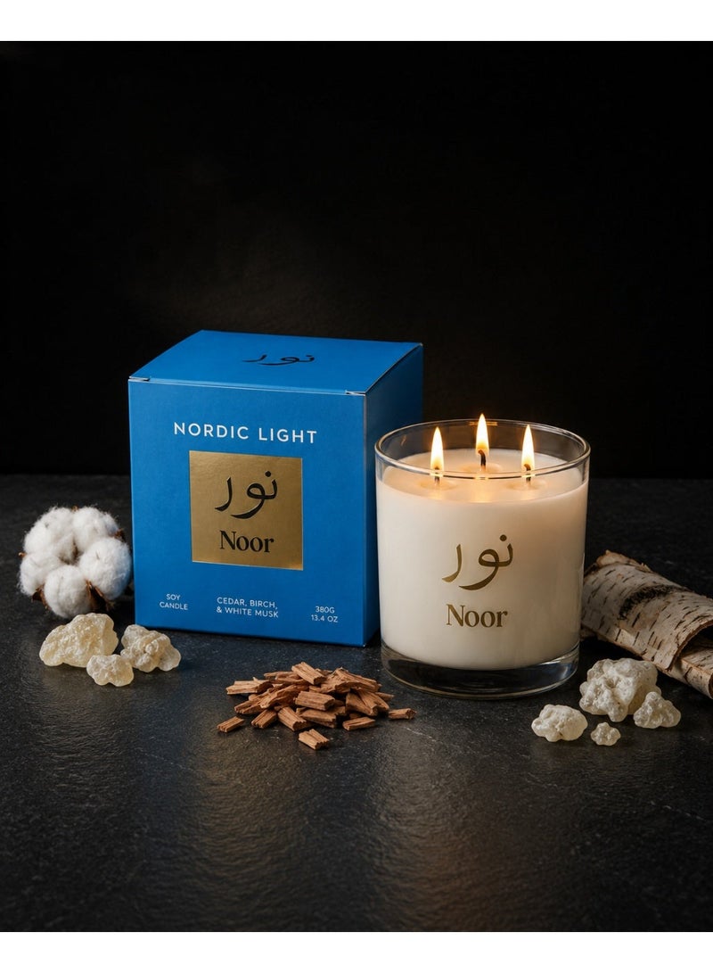 Noor Fragrances Nordic Light - Premium Home Fragrance Candle - Image 1