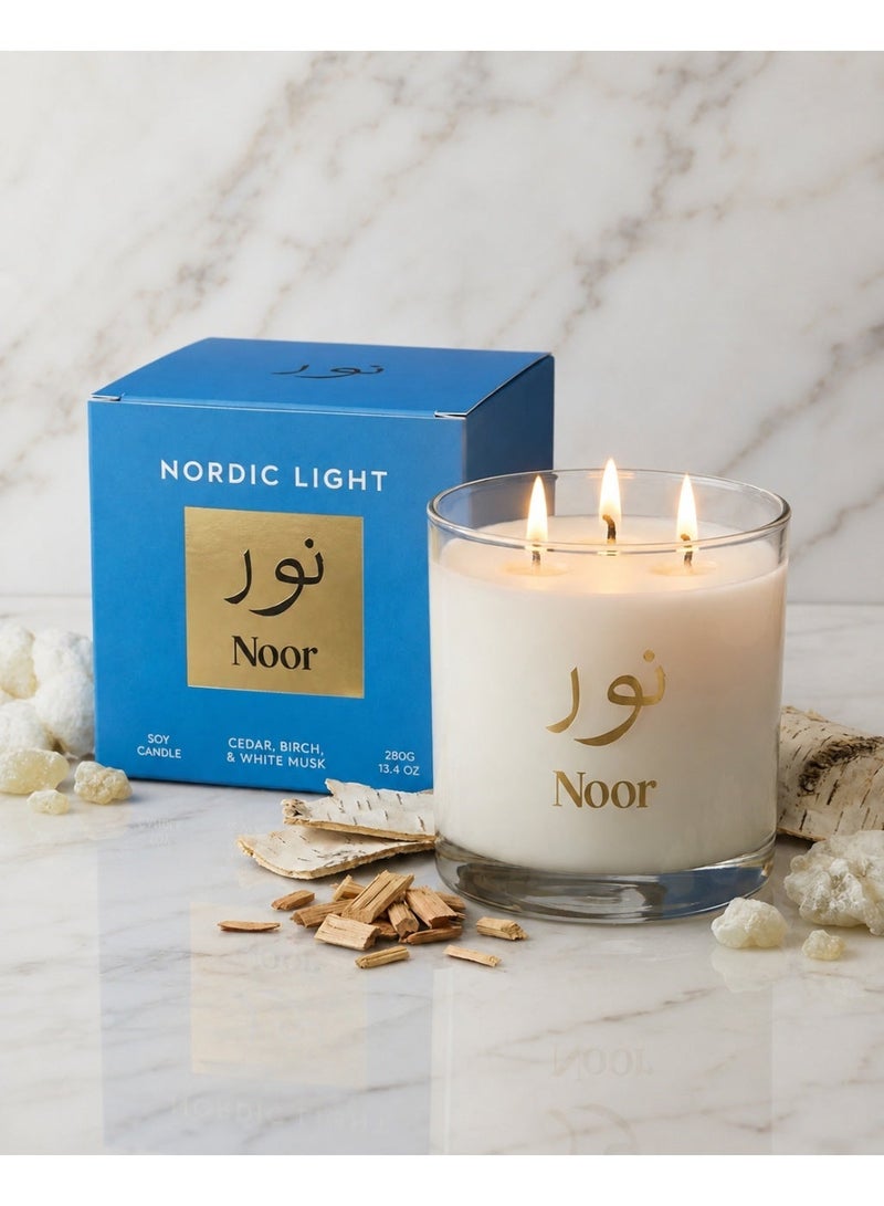Noor Fragrances Nordic Light - Premium Home Fragrance Candle - Image 4
