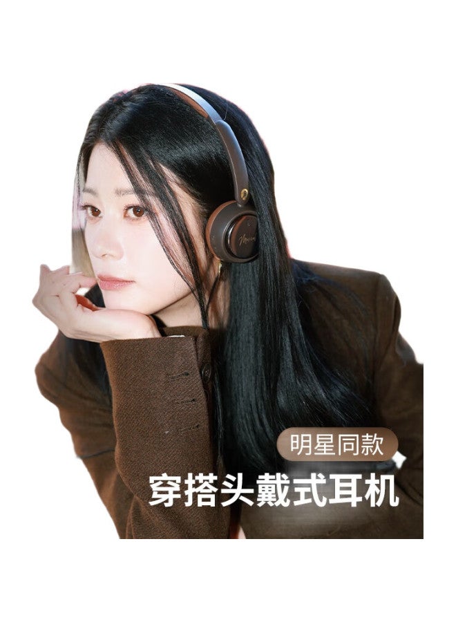 Sibyl Y7 Bluetooth Earphones Wireless Noise Cancelling Sports Running Headphones Retro Stylish Headband Style Fashionable New High-Value Apple Huawei Vivo Honor Xiaomi Compatible - Image 1