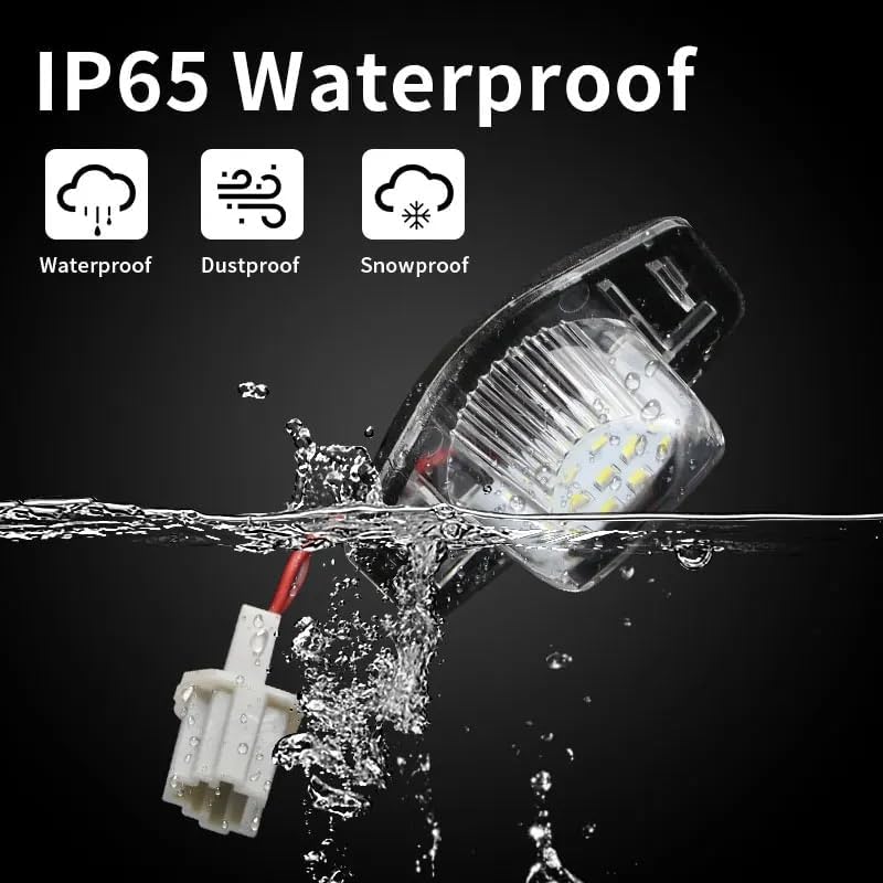 DEMULAX 2Pcs Car Number License Plate Light - Image 3