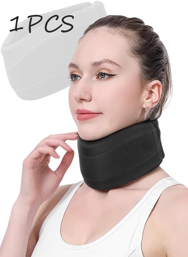 Neck Brace Cervical Collar, Relief Neck Pain and Neck Support High Density Sponge Keep Vertebrae Stable for Relief of Cervical Spine Pressure for Women and Men (Large) - Image 1