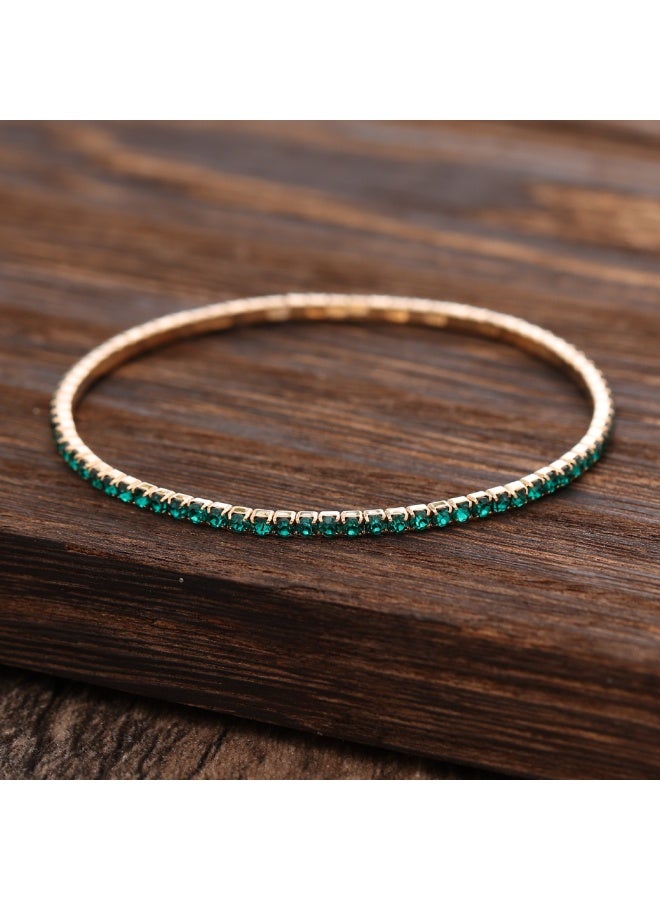 KUYING New Fashionable Premium Light Luxury Color Diamond Bracelet