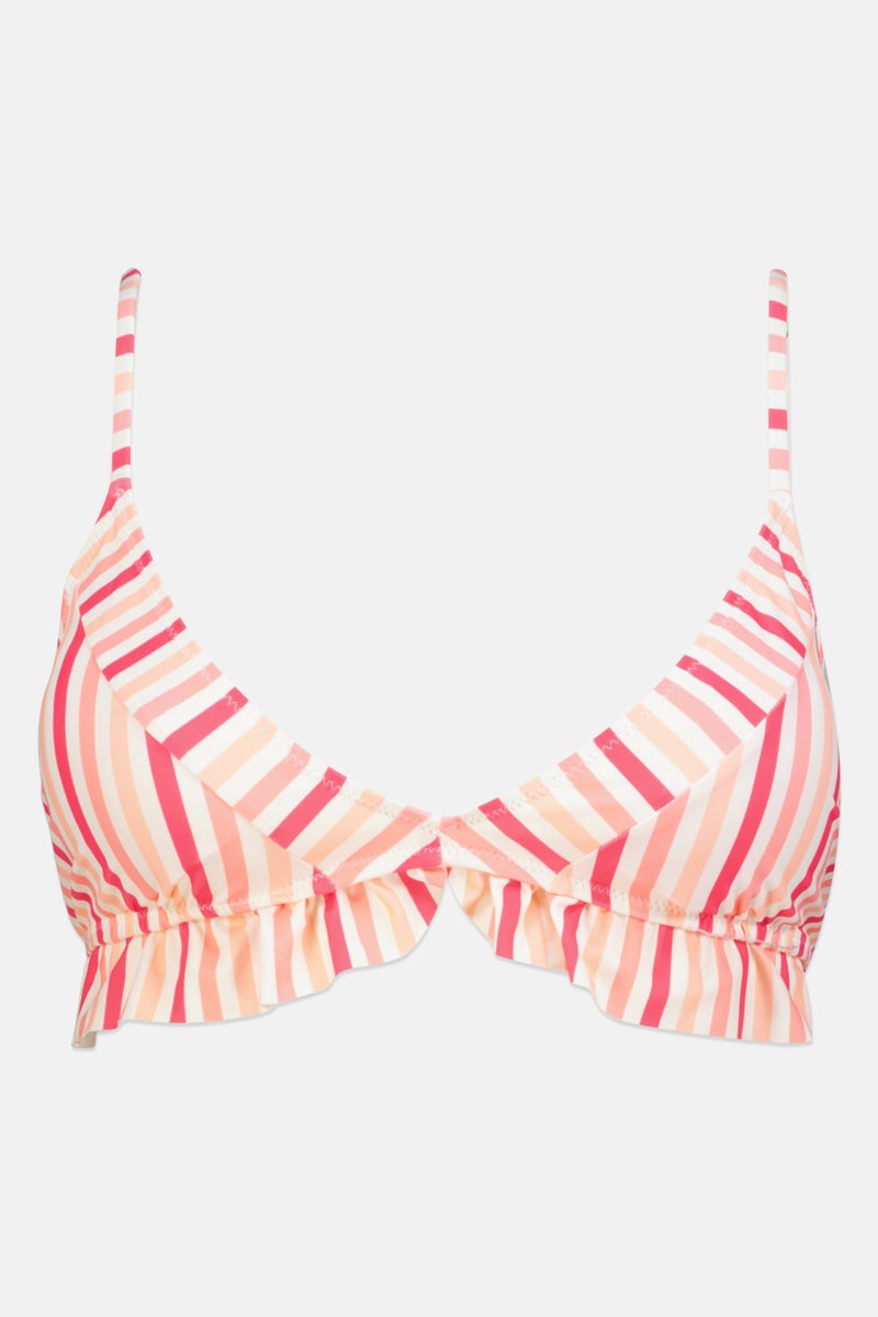 Scotch & Soda Women Stripe Padded Bikini Top, Multicolor - Image 2