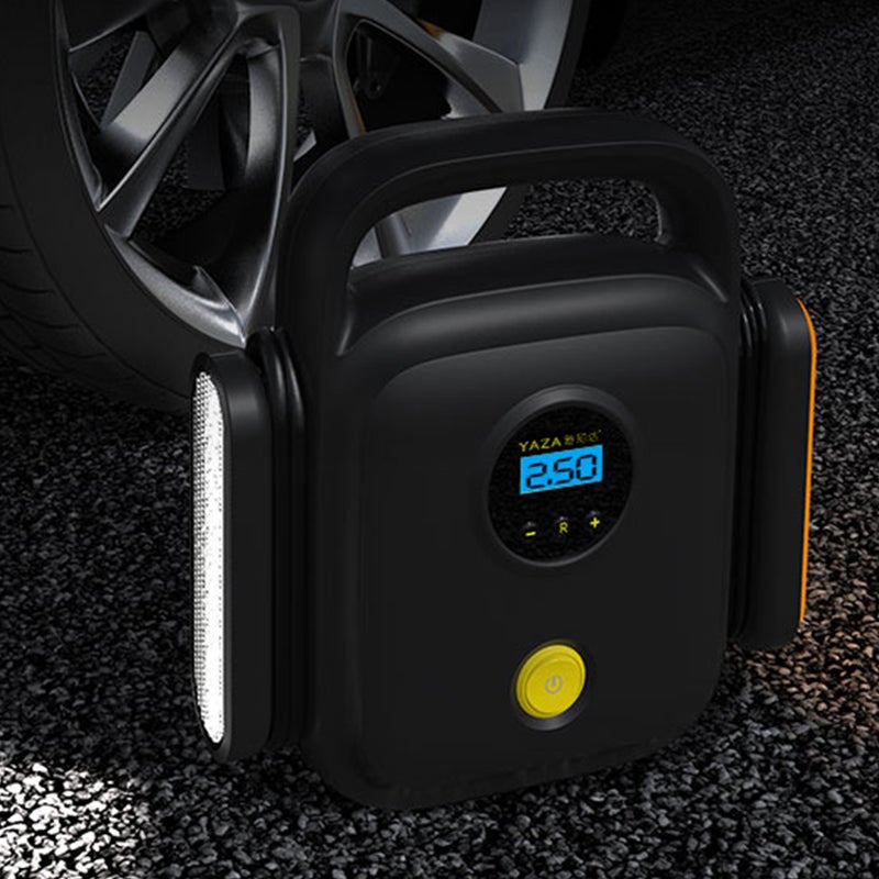 Car Tire Inflator Vehicle Air Compressor Handheld Pump Inflatable Pump - Image 1