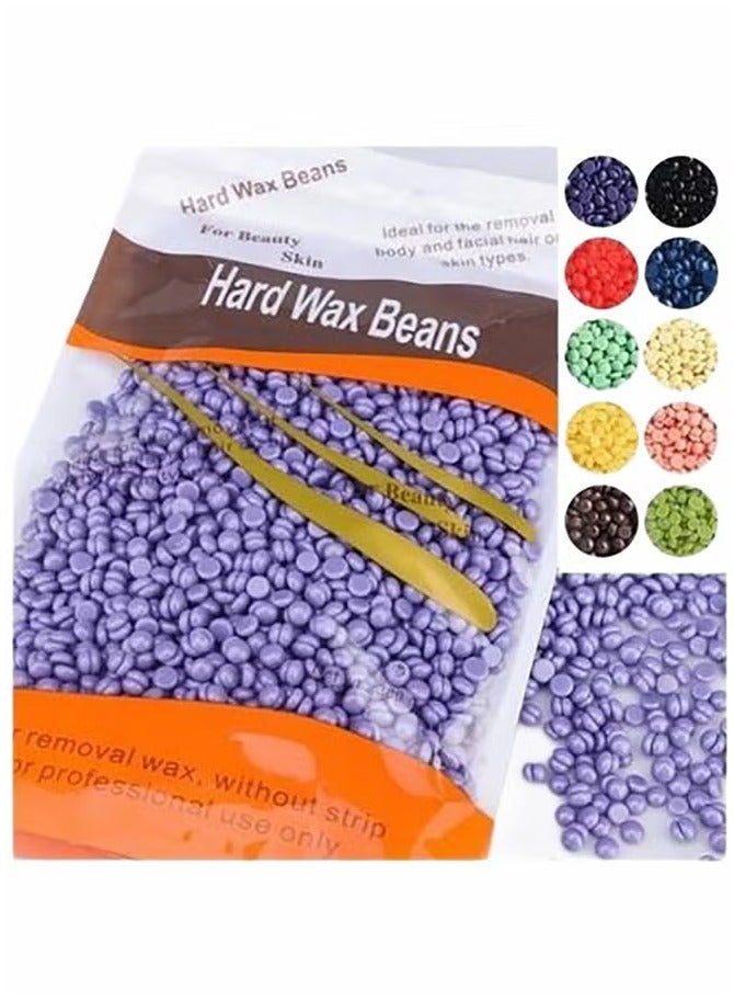 Hard Beans Wax Hair Removal Painless Beauty Wax Beans for All Skins Hot Film Depilatory 500g