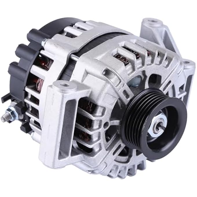 Aublinto Automotive Replacement Alternators Compatible With Chevrolet for Chevy Hhr 2.2L 2.4L 2008-2011 Alternator FG12S011, 2650641, A11266, FG12S011SP.-11266N, 15923218 Auto Electrical Alternator - Image 1