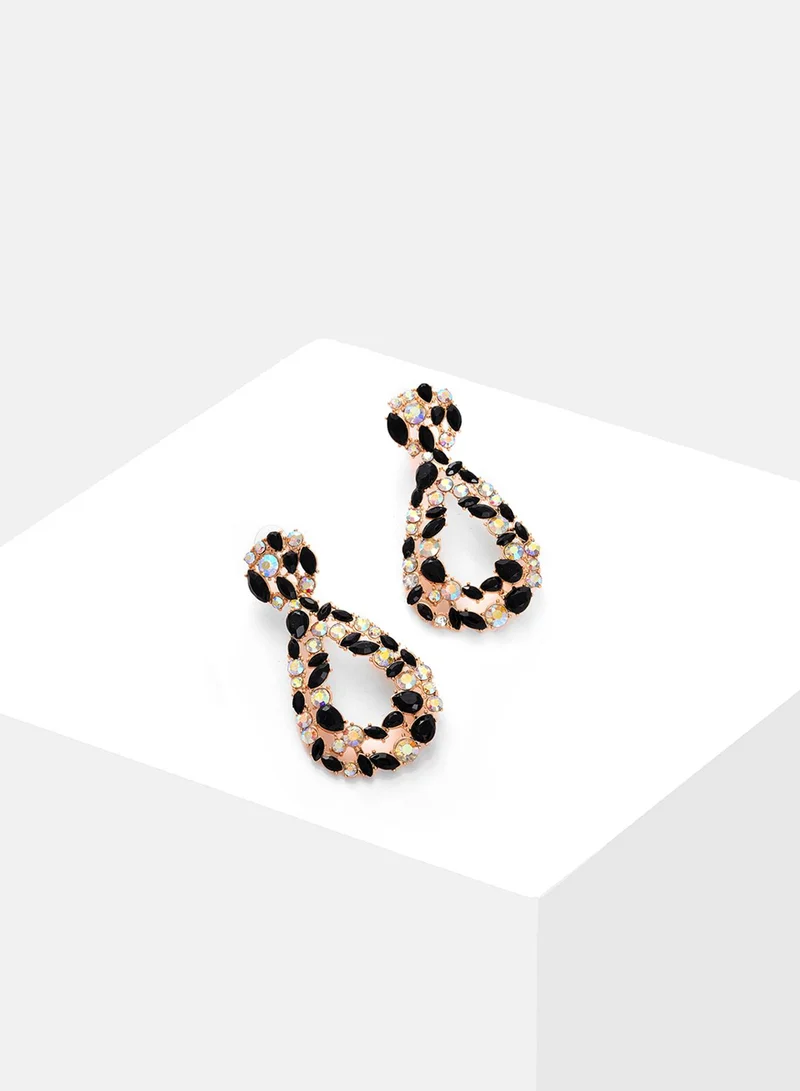 سوهي أقراط متدلية صناعية معاصرة متعددة الألوان