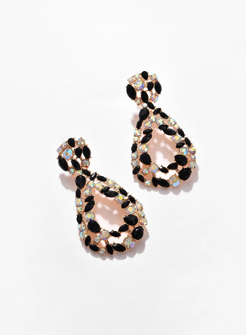 سوهي أقراط متدلية صناعية معاصرة متعددة الألوان