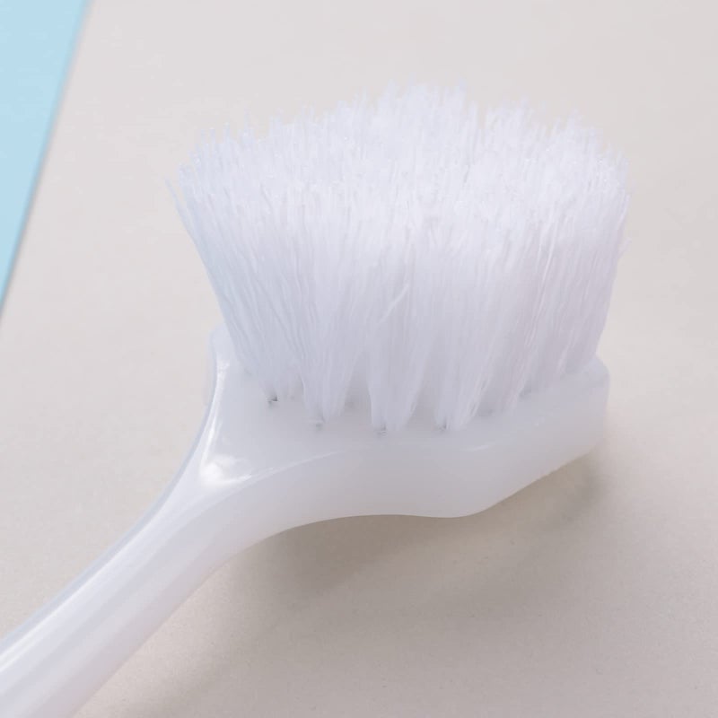 The Better Home The Better Home Wood Sink & Tile Cleaner Brush Set 26 Cm Long With Non-Slippery Wooden Handle & Loop For Hanging Sink Cleaning Brush Kitchen Cleaning Brush- White - Image 4