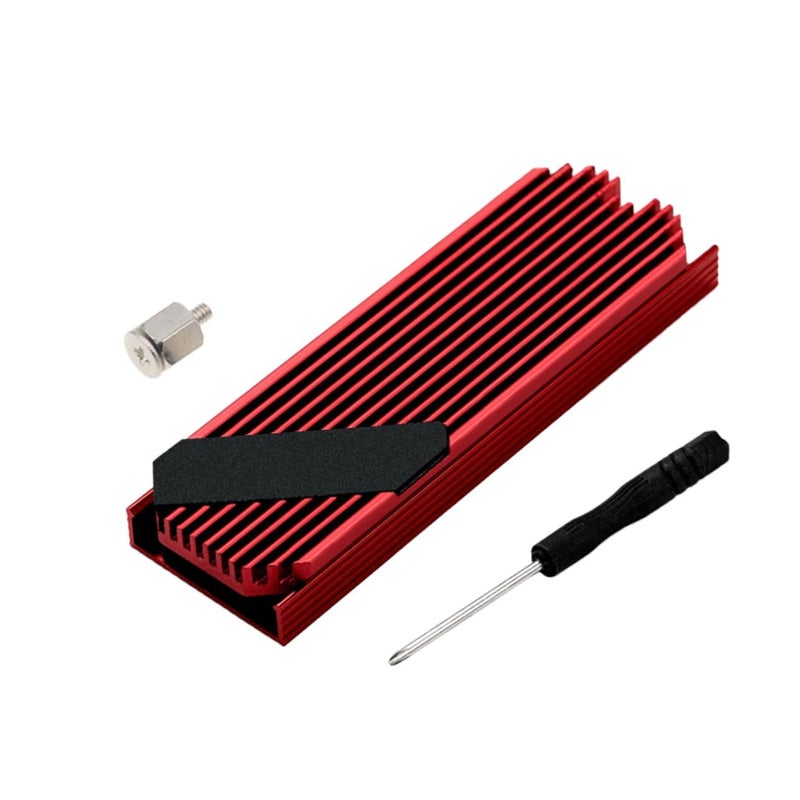 مشتت حرارة ألومنيوم لـ SSD، يضمن تبديدًا حراريًا فعالًا لتحسين الأداء - Image 2
