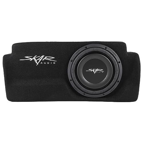 Skar Audio Single 10" Loaded Subwoofer Enclosure Compatible with 2016-2023 Toyota Tacoma Double Cab Trucks - Image 3