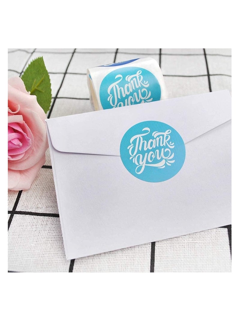 Premify 1 Inch Thank You Stickers, 1000Pcs 8 Colors Thank You Stickers Labels for Baking Packaging, Envelope Seals, Small Business, Birthday, Party Gift Wrap Bag, Stickers, Tags for Wedding - Image 4