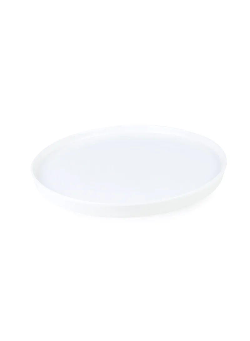 كويزين أرت Cuisine Art Aden Bone China Dinner Set for Every Meals - White 16 Pieces | 4 Dinner Plates (Dia 25.3cm) 4 Side Plates, 4 Bowls (Dia14.5xH1.8cm) 4 Mugs | Elegant Plates for Everyday Dining