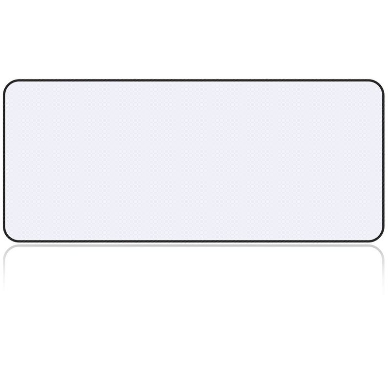 Qisan Large Gaming Mouse Pad Extended Size Mousepad for Computer Desktop PC Laptop 31.5"x11.8"x0.15" Keyboard Pad Desk Pad with Anti-Slip Rubber Base | Large Desk Mat for Keyboard and Mouse-White - Image 1