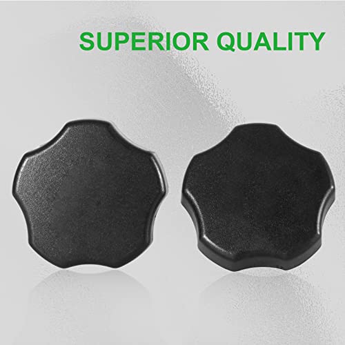 Htostar Racing 6 PCS Soft Top Window Frame Door Surround Knob Screws with Pin Compatible with Jeep Wrangler JK 4-Door 2007-2018 (2 Short+4 Long) - Image 4