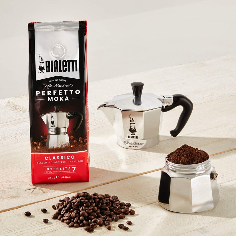 Bialetti - Perfetto Moka Vaniglia: Medium Roasting Ground Coffee, Vanilla Aroma, 8.8 Oz - 250g, Bag with Flavour-Saving Valve - Image 5
